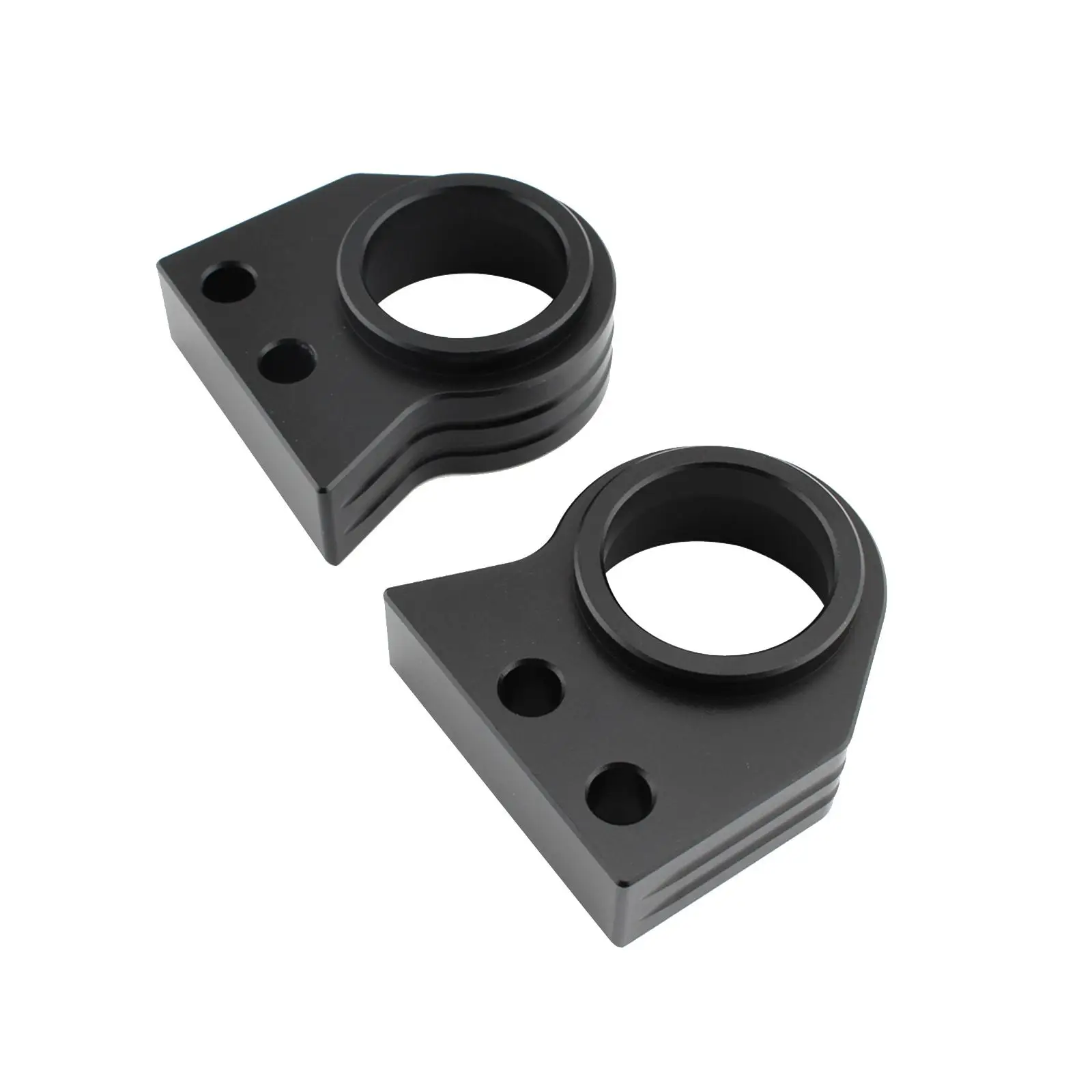 2x Motorcycle Handlebar Riser Parts Aluminum Alloy Lifting Handle Bar Mount Risers 20mm Heightened for Kawasaki Zzr-600 view 3