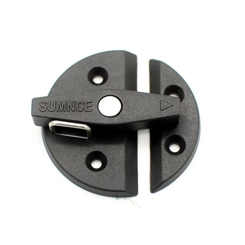 Loquet de caravane, serrure ronde pour porte de toilette, caravane, casier pour camping-car, matériel de meubles de sécurité à domicile D7YA