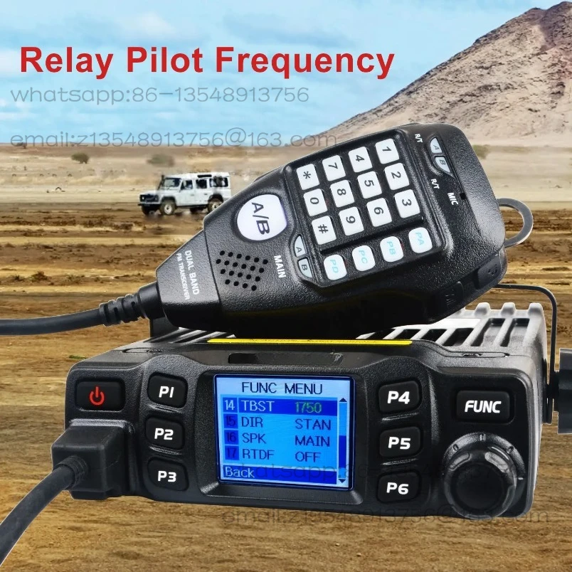 Standard AT-778UV 144-146MHz 430-440MHz 25W 200Ch VOX Analog Amateur Car Mobile Radio Spot