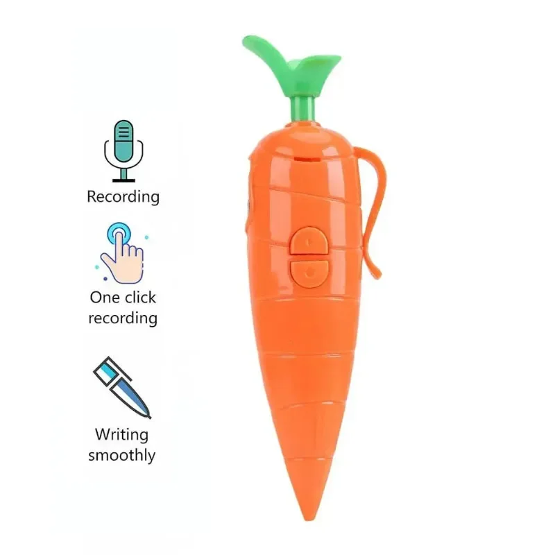 In Stock Judy - Nick Carrot Voice Recorder Electronic Sound Toy Can Write Graffiti Ballpoint Pen Novelty Voice Recorder Pen Gift image 6