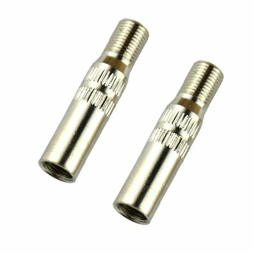 2 Pcs Car Valve Cap Stem Extensions Vehicle Bike Motorcycle Brass Tire Tyre Valve Extension Cap 39mm 60PSI Waterproof Screw-On