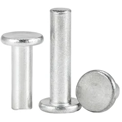 M2 M2.5 M3 M4 M5 M6 M8 Aluminium Solid Rivet Flat Head Hand Percussion Punch Self-plugging Fixed Rivets