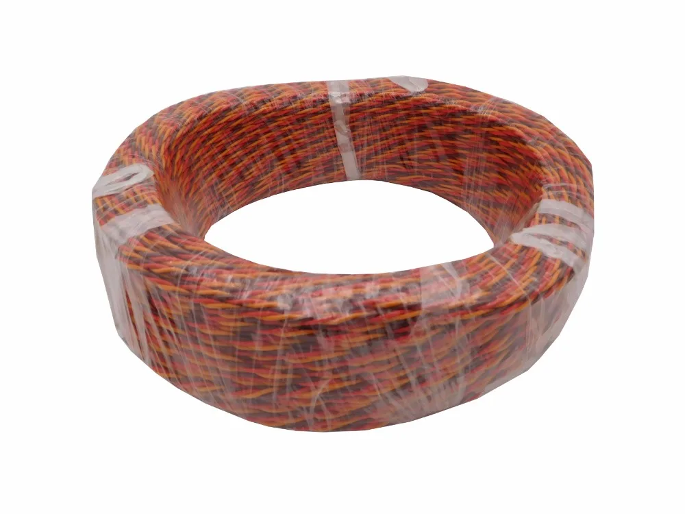 50PCS 60-Coil Anti-Interference 22AWG JR Futaba Twisted Wire Lead 3-Way Servo Extension Cable For RC Airplane Car/Boat Accessori