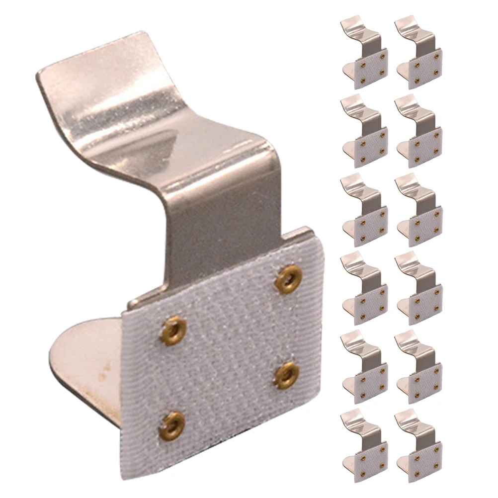 

20 Pcs Metal Clips for Tablecloth Camping Supplies Picnic Table Cover Windproof Easy Clean Long Term Use Table Skirt