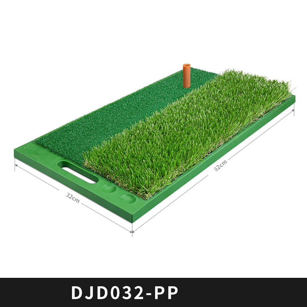 PGM Golf Training Mat Home Office Artificial PP Dual Grass Strike Pad Durable Portable Golf Practice Training TPE Hitting Mat