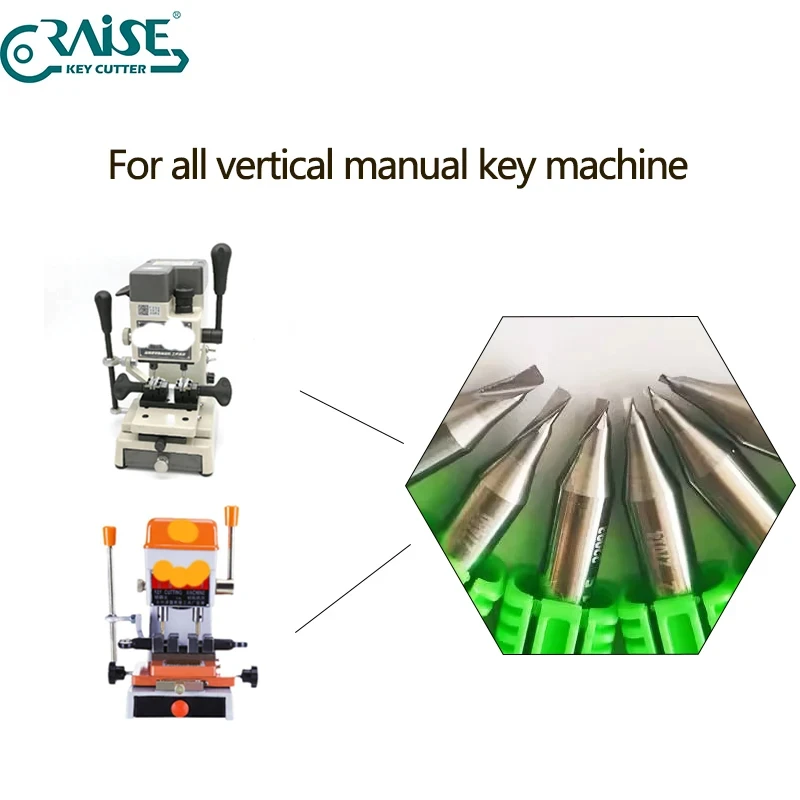 Key Cutter Milling Cutter with Resistant to breakage for Wenxing DEFU Manual Vertical Key Duplicating Machine Locksmith Tools - view 4