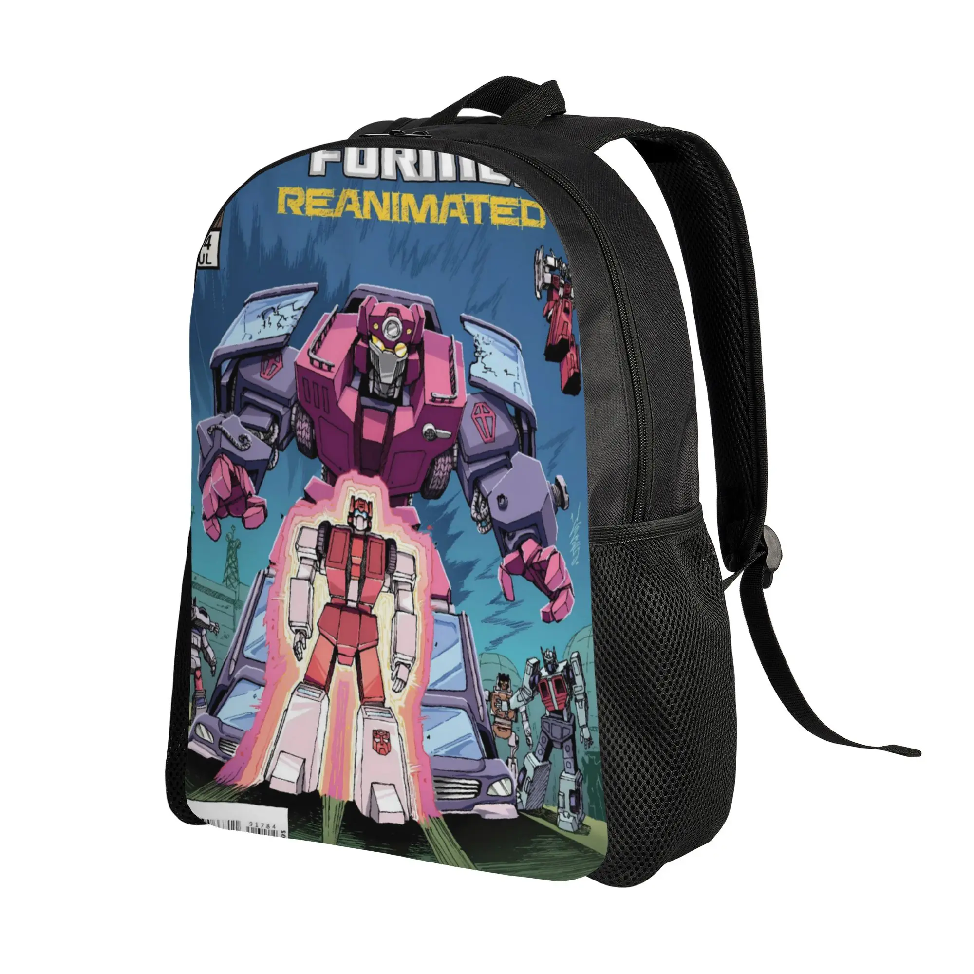 Transformered Cartoon Backpack Boy Girl 3d Printing Lightweight Backpacks Polyester Fashion School Bags Travel Custom Rucksack