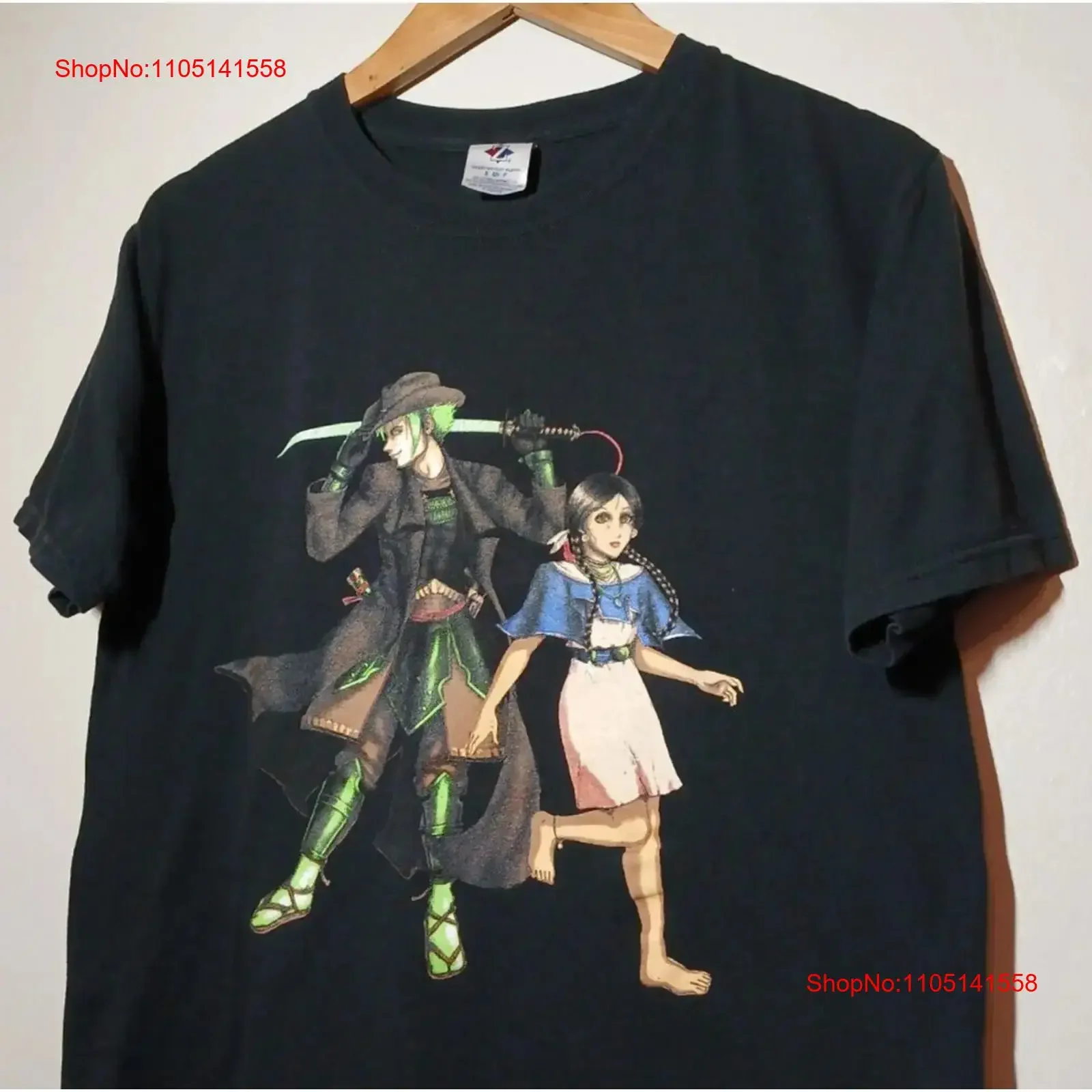 تي شيرت كامي كون عتيق Y2K مهرجان مؤتمرات الرسوم المتحركة اليابان كاوبوي الساموراي S عتيق مغسول ملابس الشارع الشهير لينة امتدت