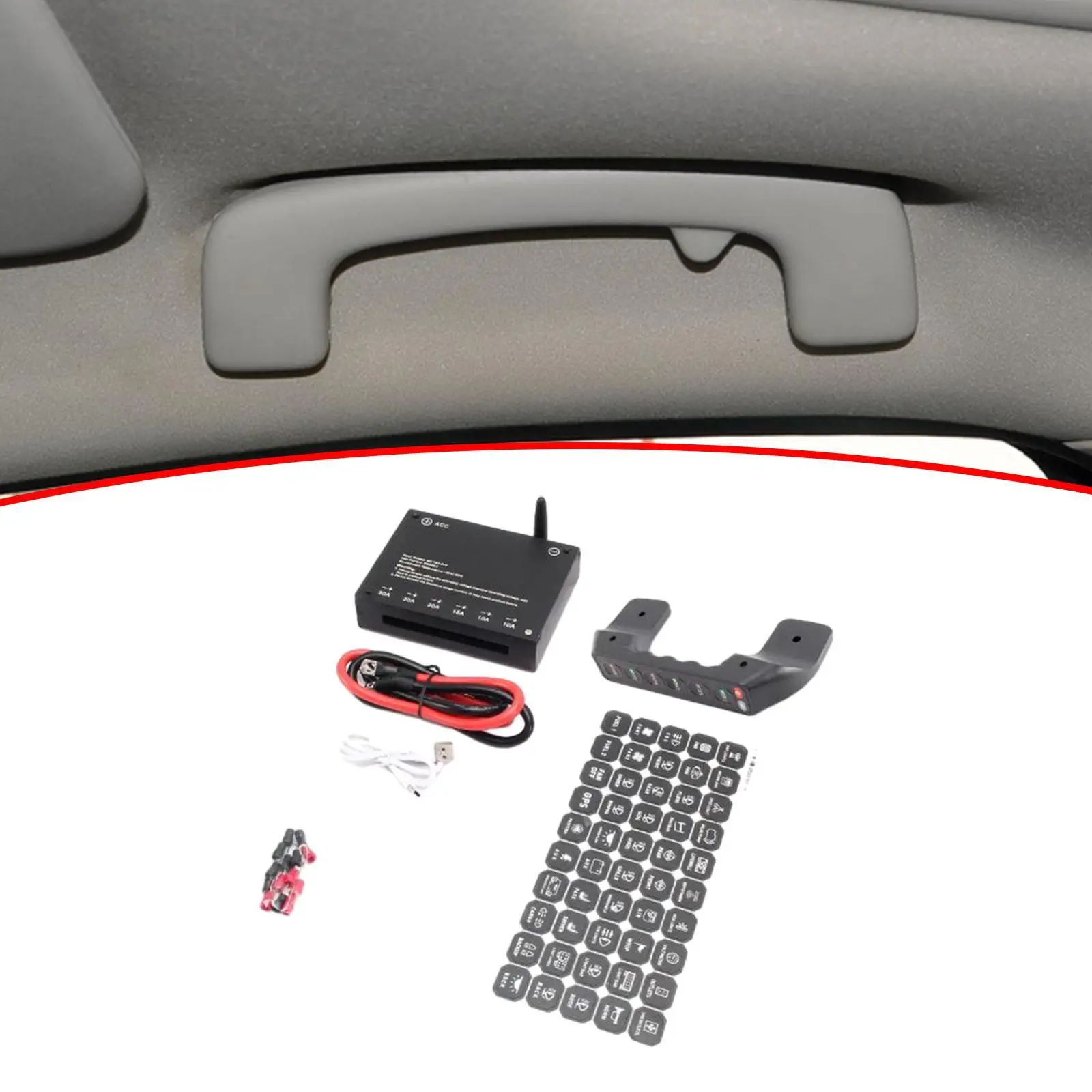 Grab Handle Switch Panel Easy to Install Remote Control for Prado LC250