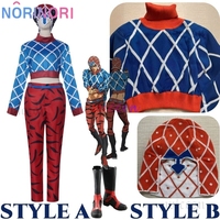 Guido Mista Cosplay Costume Golden Wind Cosplay Uniform Halloween Party Role Play Comic Anime Cosplay for Adults