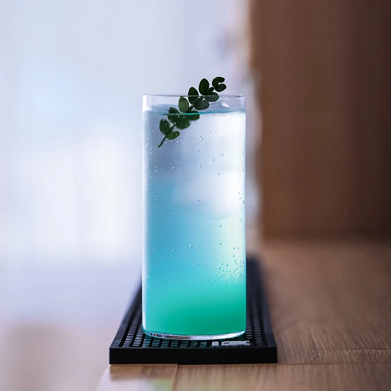 CRISON PRE02 Japanese Style Thin Long Cocktail Cup Collins Juice Milk Drink Simple Design Glassware for Home Bar