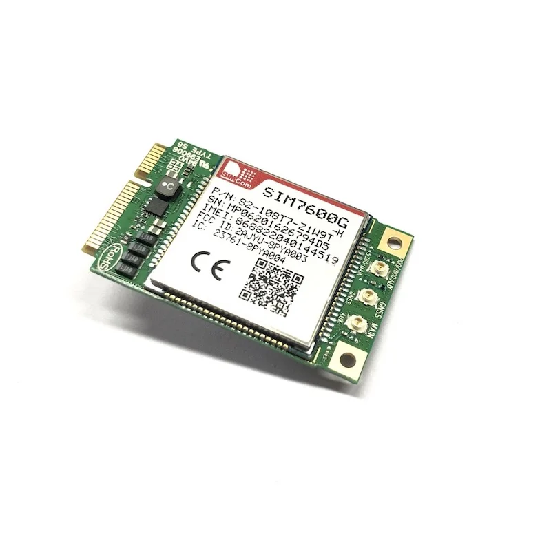 SIM7600G-H MINI Pcie 4G SIMCOM LTE Module SIM7600G Mini PCIe New Original LTE CAT4 Module Global band Wireless Communication