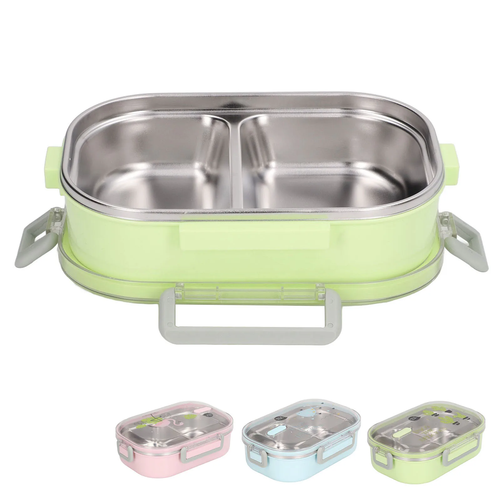 Lunch Box Stainless Steel Lunch Box Compartment Liner Japanese Style Leak Proof Container for School Student