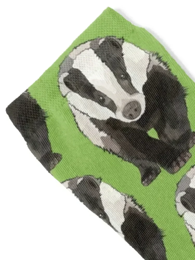 Green Badger by www.BeeFoxTree.com Socks soccer anti-slip Lots set Antiskid soccer Socks For Men Women's