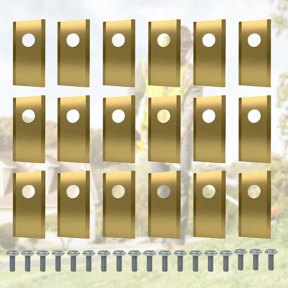 

Набор из 18 сменных ножей для газонокосилок с одним отверстием, замена для роботизированных газонокосилок Worx Landroid