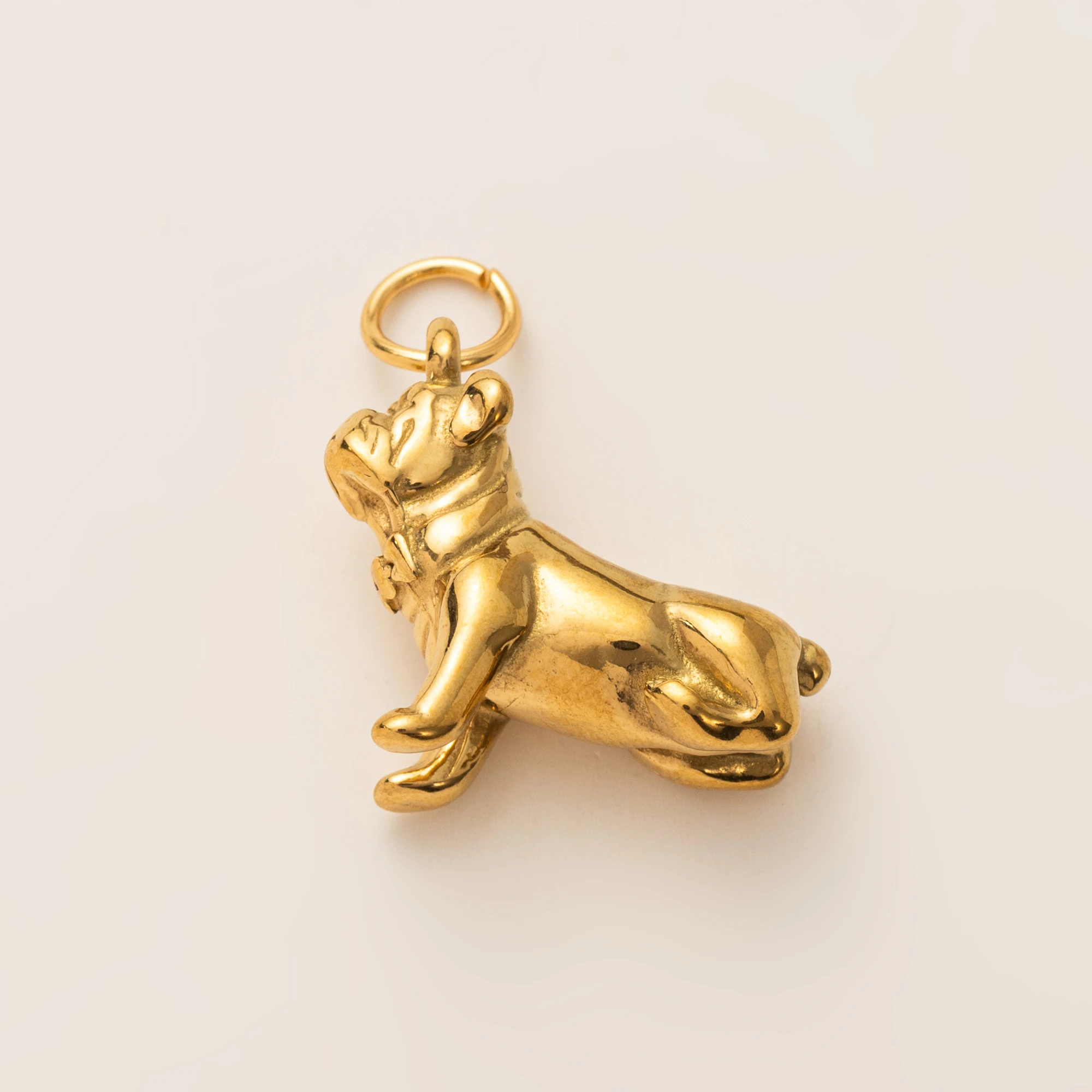 Independent Station Animal Anhänger Edelstahl DIY Kleiner Anhänger Vakuum Galvanik 18K Gold Farbkonservierung im Ofen – Detail 7