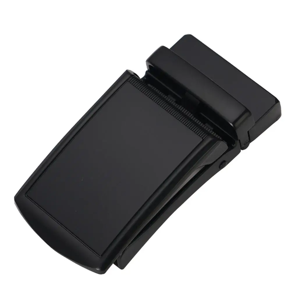 أزياء سبائك التلقائي مشبك السقاطة حزام أسود مشبك 40mm العرض للرجال