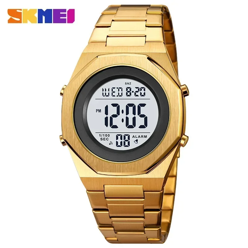 SKMEI 2066 Digital Countdown Watches Mens Waterproof Electronic Wristwatch Stopwatch Date Alarm Clock with Back Light Display