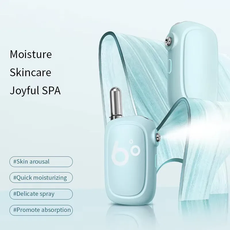 جهاز نانو ميست للوجه محمول باليد، بخاخ مياه محمول، أكسجين لترطيب شباب البشرة #2