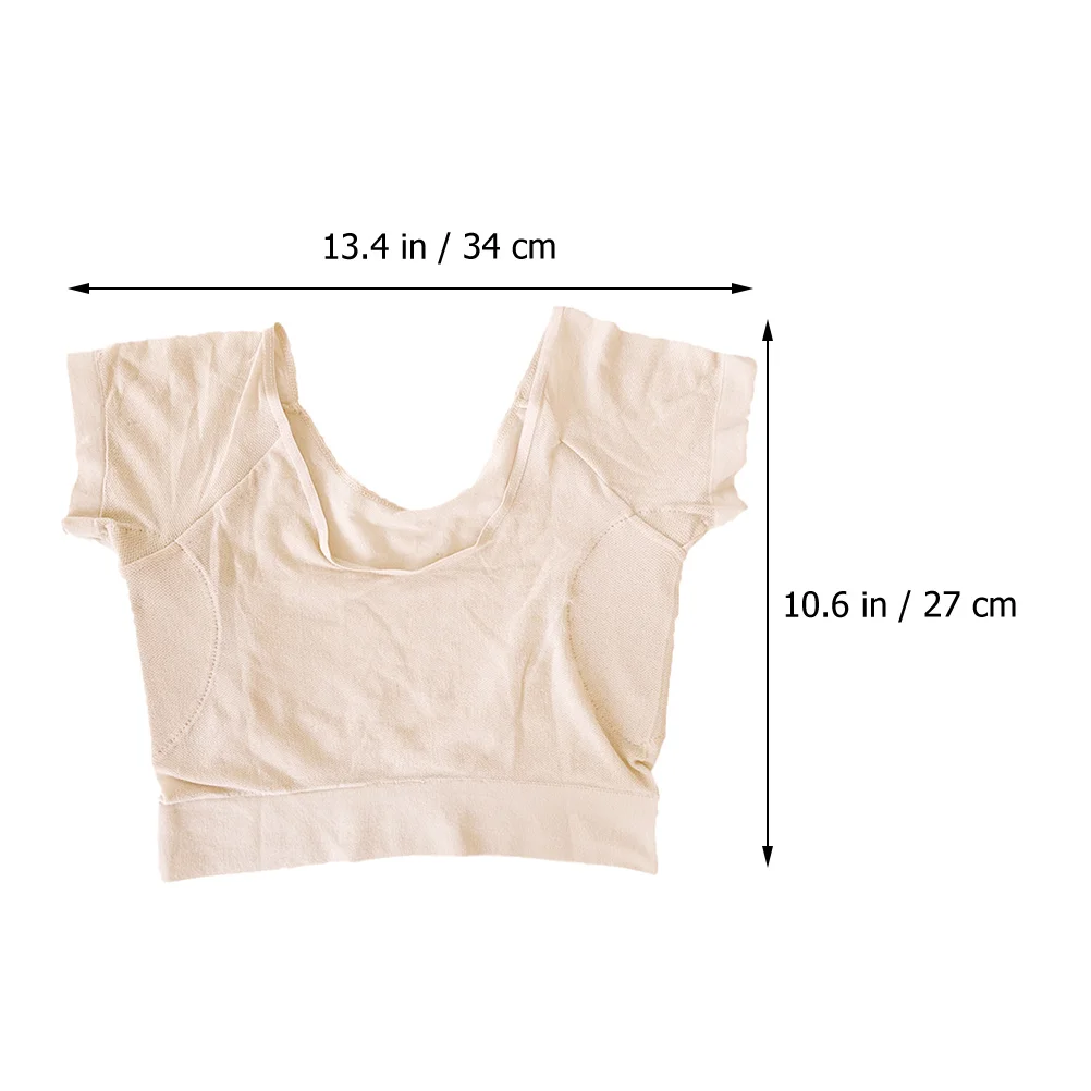 Mulheres laváveis axilas suor Pad Vest, Camisola absorvente de suor nupcial, 2pcs