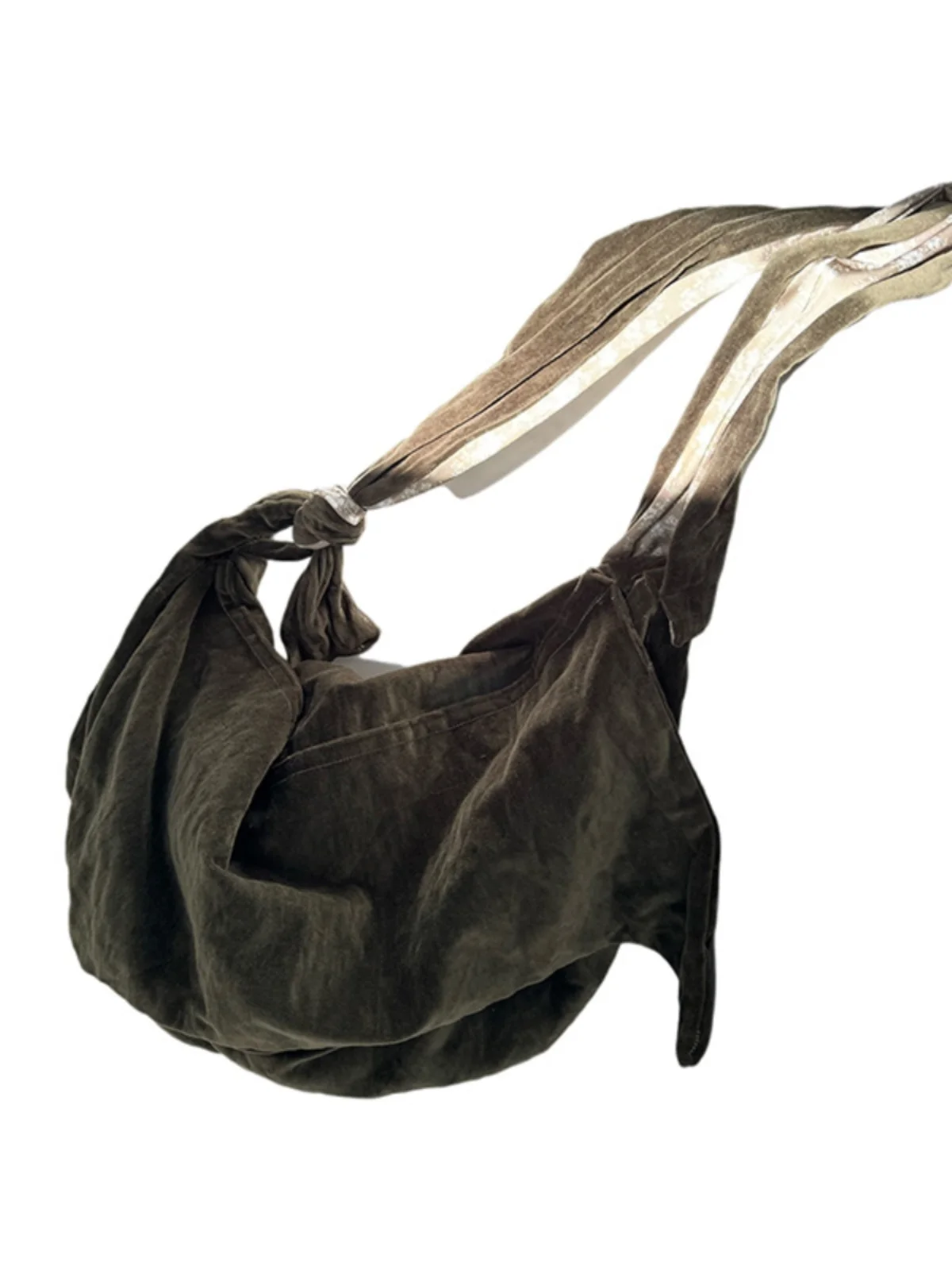 European / American Fashion Large Capacity Cotton Fabric Single Shoulder Bags Retro Personalized High-end Feeling Crossbody Bags