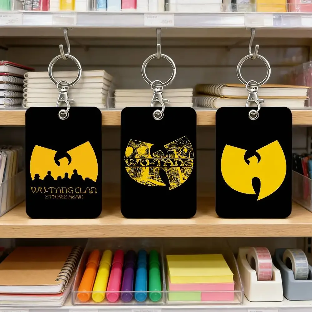 

Hip Hop Band W-Wu-TaNG-G C-ClAn-N Strap For Card Gym Keychain Key Holder DIY Hanging Rope Keyring Accessories Gifts