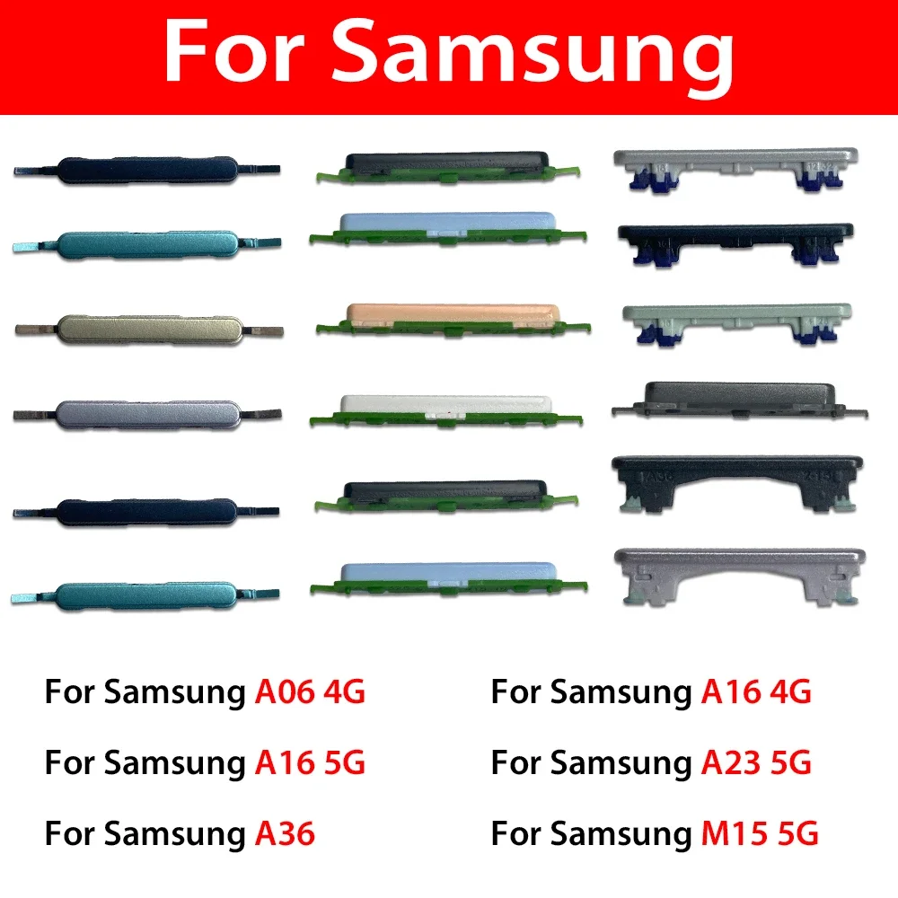 NEW Side Keys Power and Volume Buttons Repair Replacement Part For Samsung A06 A16 A23 4G 5G A36 M15 5G