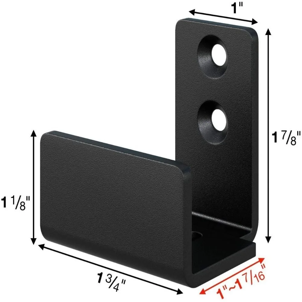 Regulowane przesuwane prowadzenie podłogowe dolne drzwi do stodoły prowadnica rolkowa dekoracyjne okucia do montażu na ścianie prowadnice do drzwi szczelinowe
