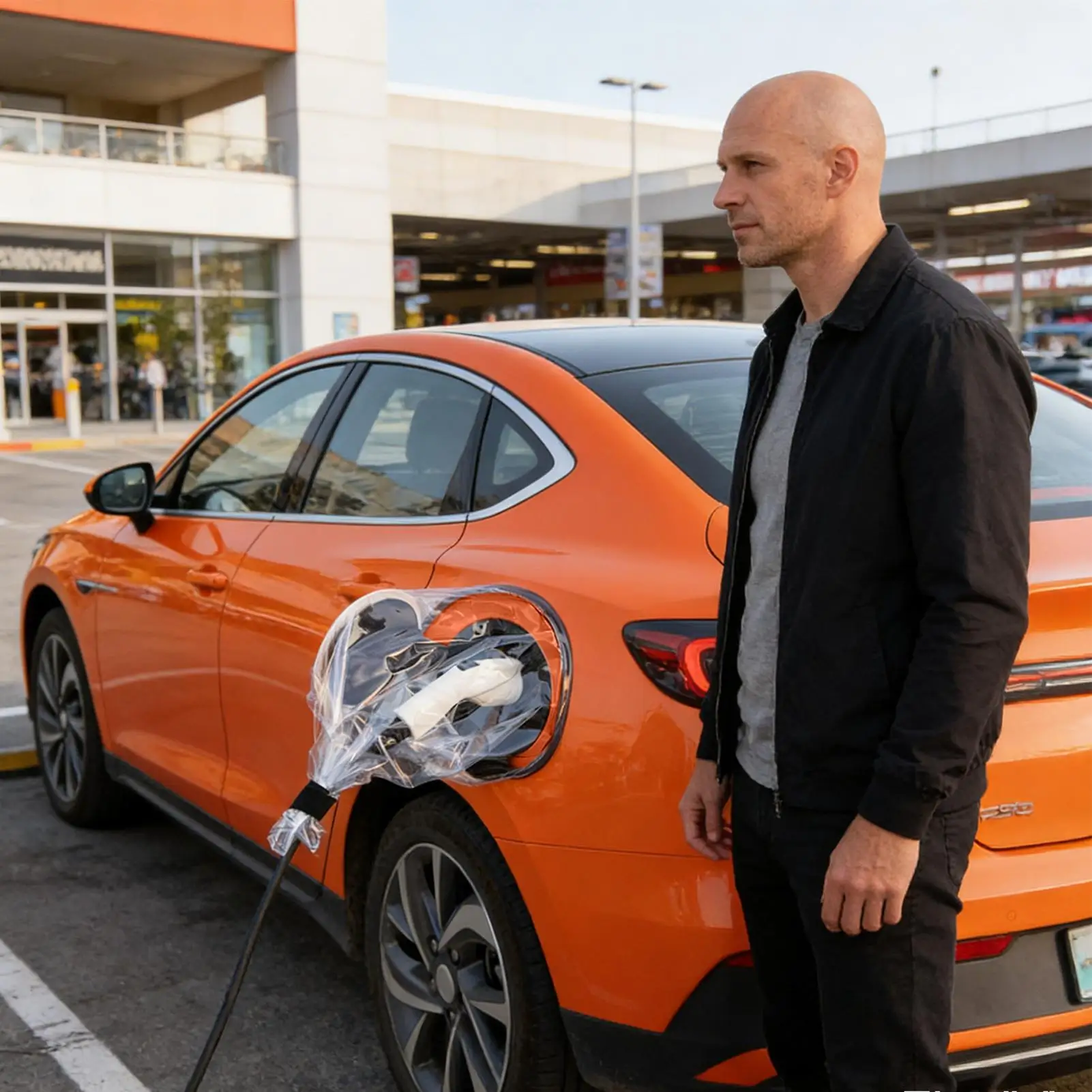 

Водонепроницаемый чехол для зарядного устройства электромобиля с регулируемым ремешком, защита порта зарядки электромобиля для гаражной стены, солнечного генератора