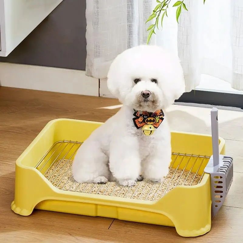 

Dog Toilet Dog Litter Basin Stainless Steel Mesh Frame Anti-stepping And Anti-peeing Pet Dog Toilet Dog Potty
