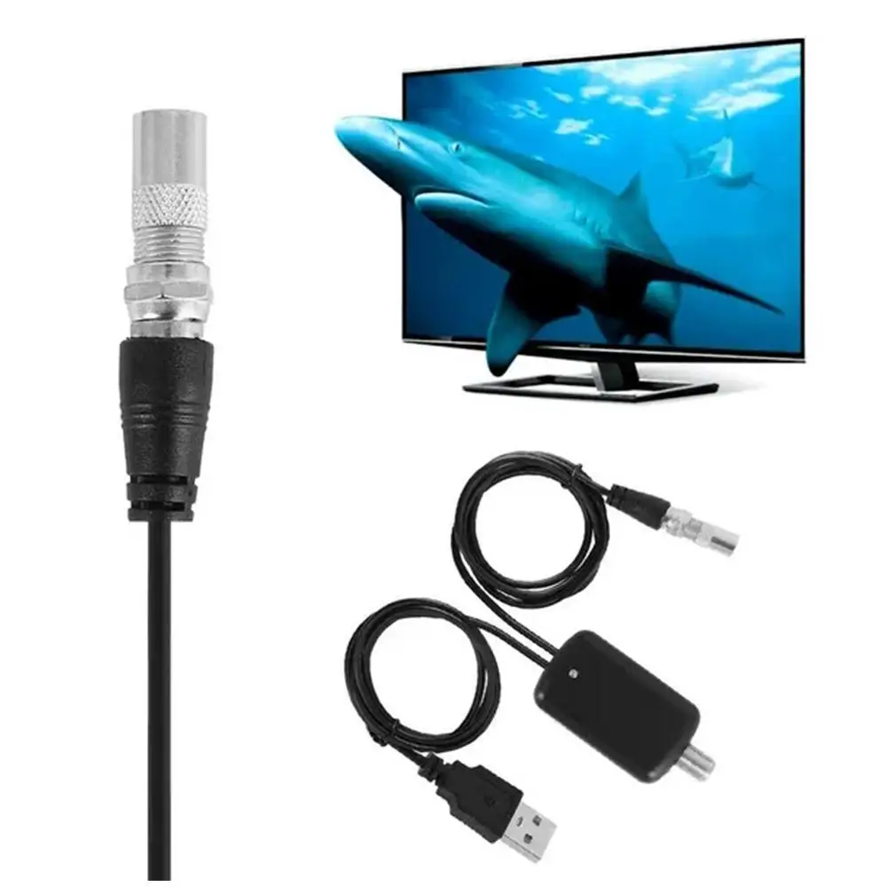 Amplificador De Sinal De TV De Alto Ganho Antena HDTV 4K Receptor De Sinal De Baixo Ruído Acessórios De Televisão UHD