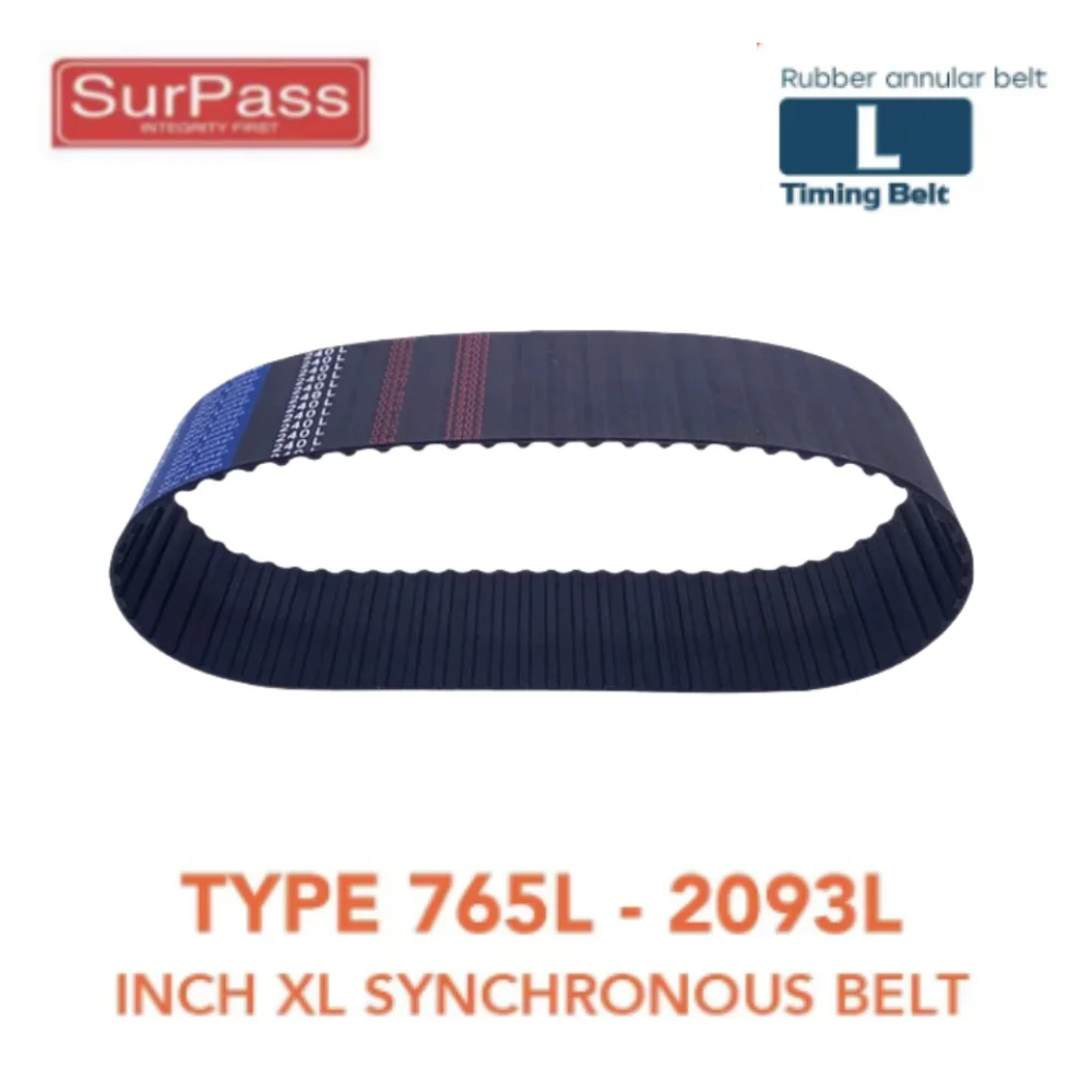 

L-Type Closed Loop Timing Belt Width 12.7/15/20/25/30/38mm Pitch 9.525mm 765L 769L 780L~2093L For Belt Grinder 3D Printer