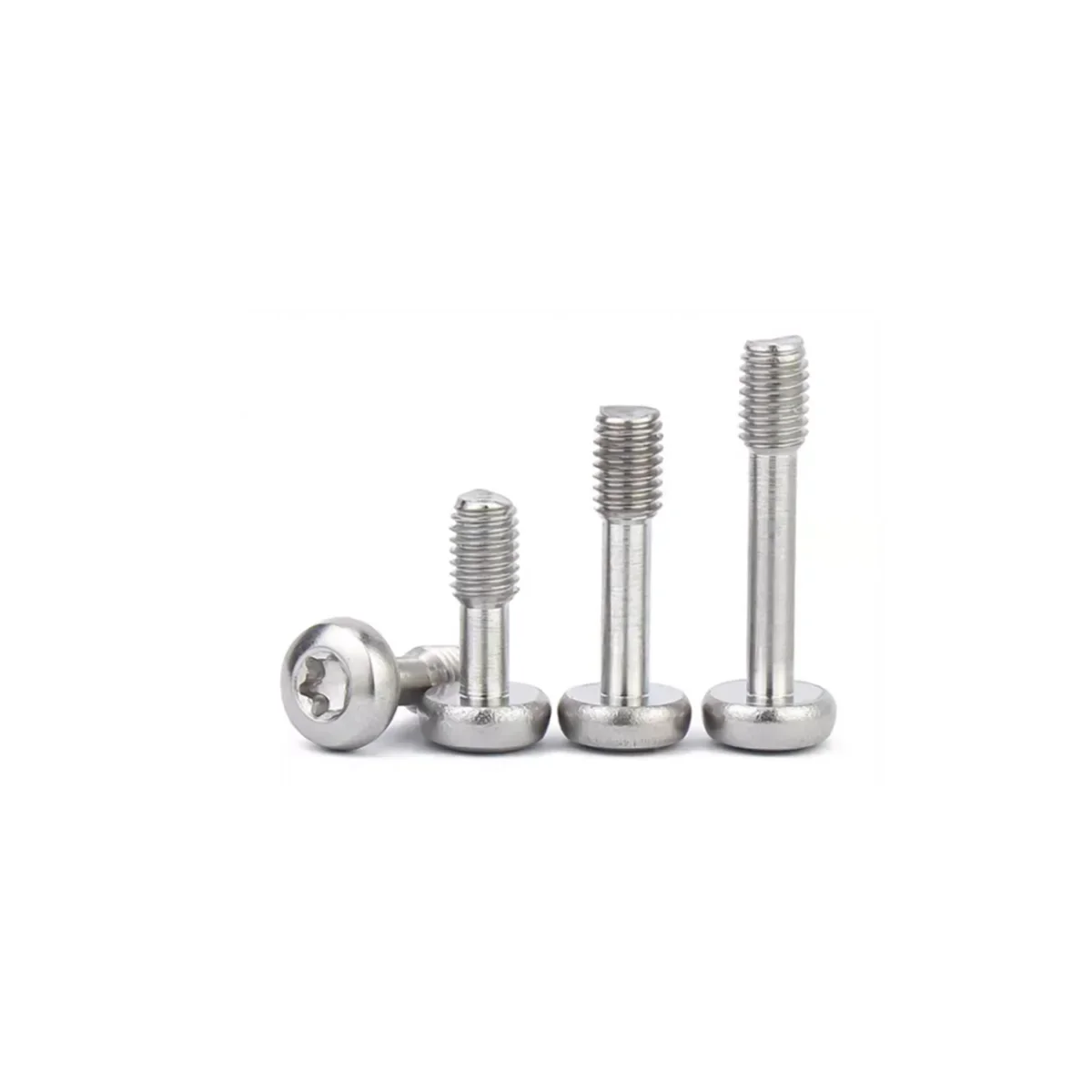 304 Stainless Steel Round Head Plum Blossom Anti Loosening Screw / Half Tooth Pan Head Anti Falling Bolt M3M4M5M6M8