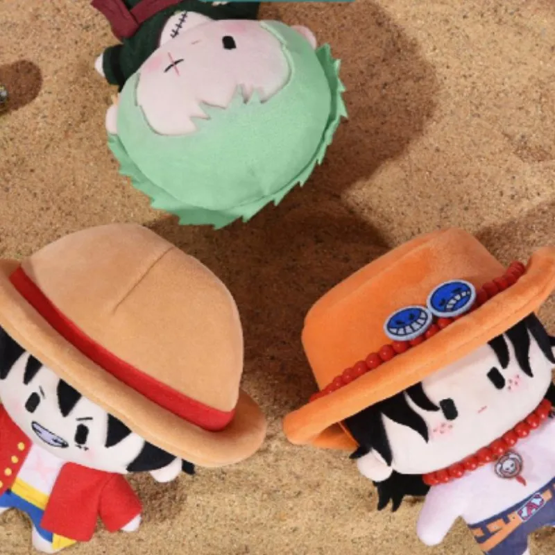 

Genuine Anime One Piece Plush Doll Cuter Series Straw Hat Luffy Zoro Ace Plushies Anime Peripheral Doll Birthday Gift For Kids