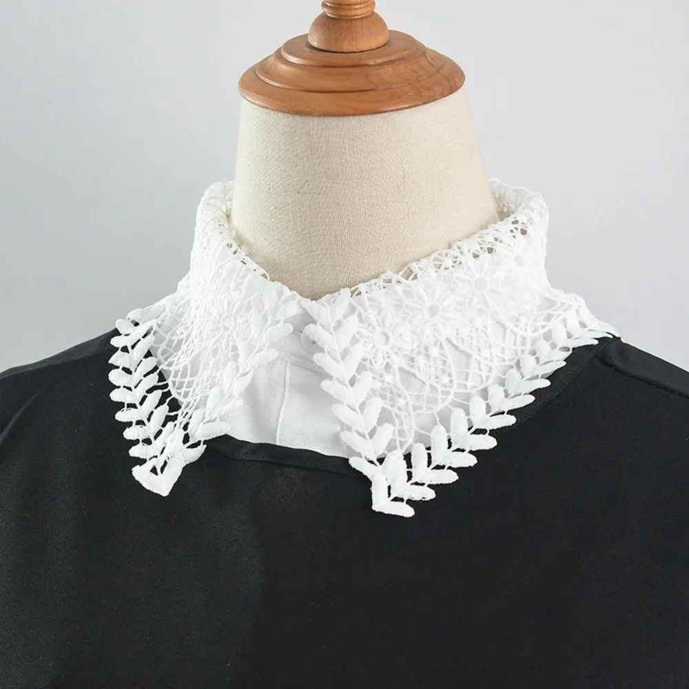 gola-falsa-destacavel-de-renda-floral-ajustavel-decorativa-em-croche-meia-gola-cor-solida-poliester-acessorio-para-blusas