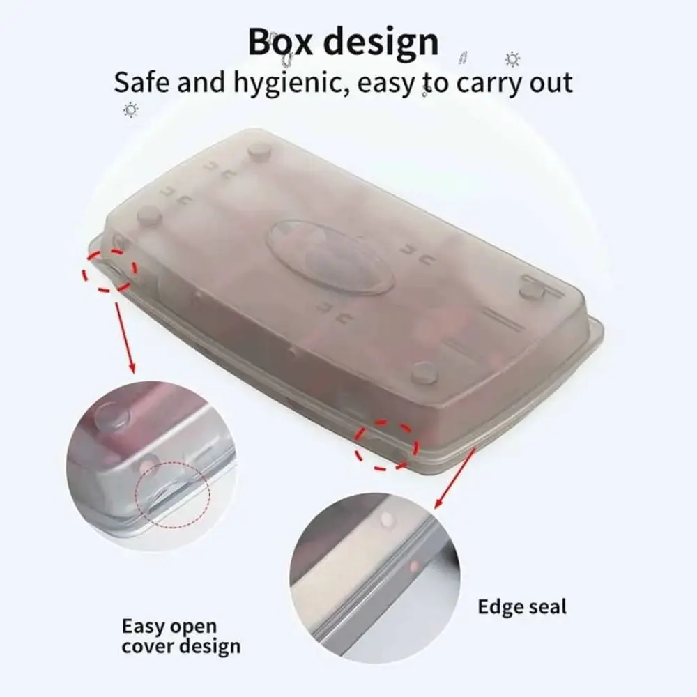 Collapsible Travel Bottle Drying Rack with Cover Portable Bottle Dryer Holder Foldable Box Dustproof Baby Bottle Drying Rack