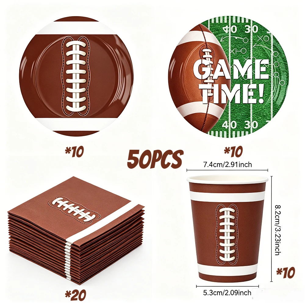 American Football Super Bowl P - Table Cloth Disposable ulasan dan harga