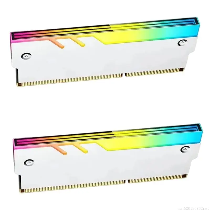 D5BB ARGB Heatsink Coolers Set with 5V 3Pin Cable for Desktop Tower