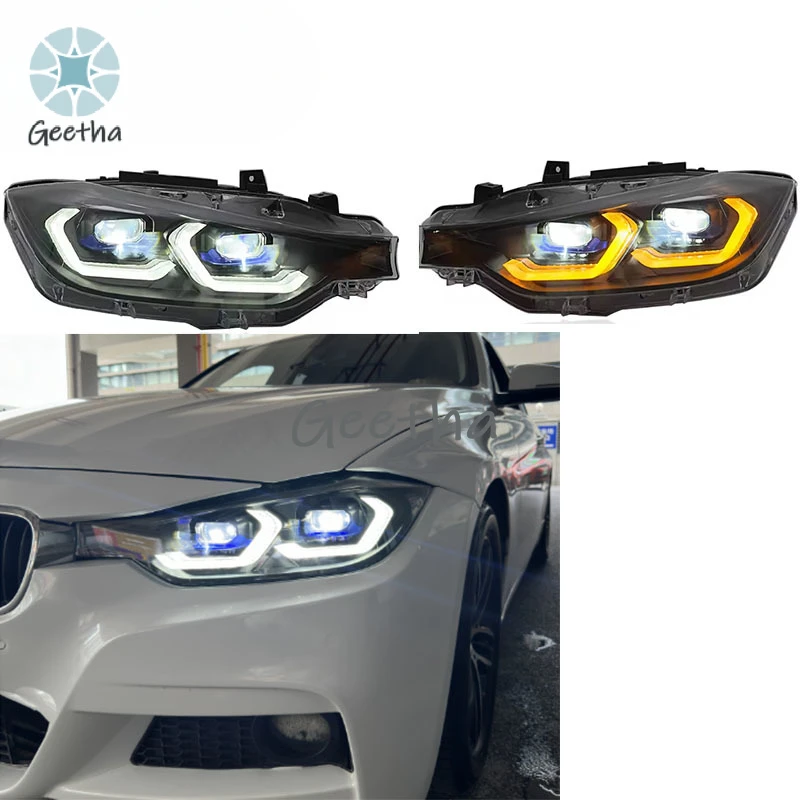 

Для авто BMW F30 F35 Фара 2013-2018 M3 320i 325i 330i Передняя фара дневного света Лазер Plug and Play Автомобильные аксессуары