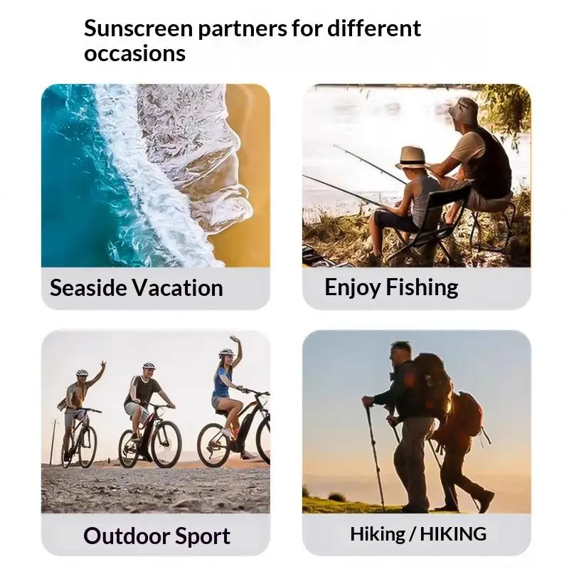 * Hot Men Quick Dry Bucket Hat Large Hat Brim Sun Hat With Solar Powered Fan USB Rechargeable For Outdoor Hiking Camping Fishing