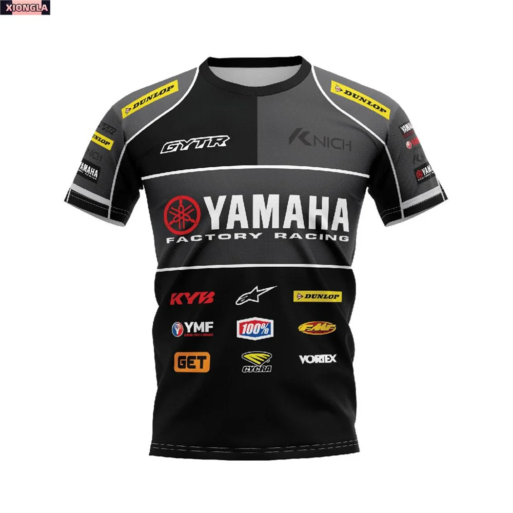 

Yamaha Racing Team hot selling daily outdoor sports racing suits, breathable and sweat-wicking, quick-drying sports tops