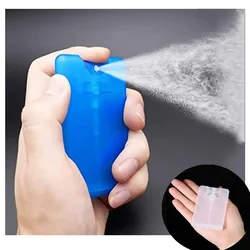 2Pcs 20ml Perfume Bottle Card Shape Mini Sprayer Refillable  Atomizer Travel Size Portable Spray Tool