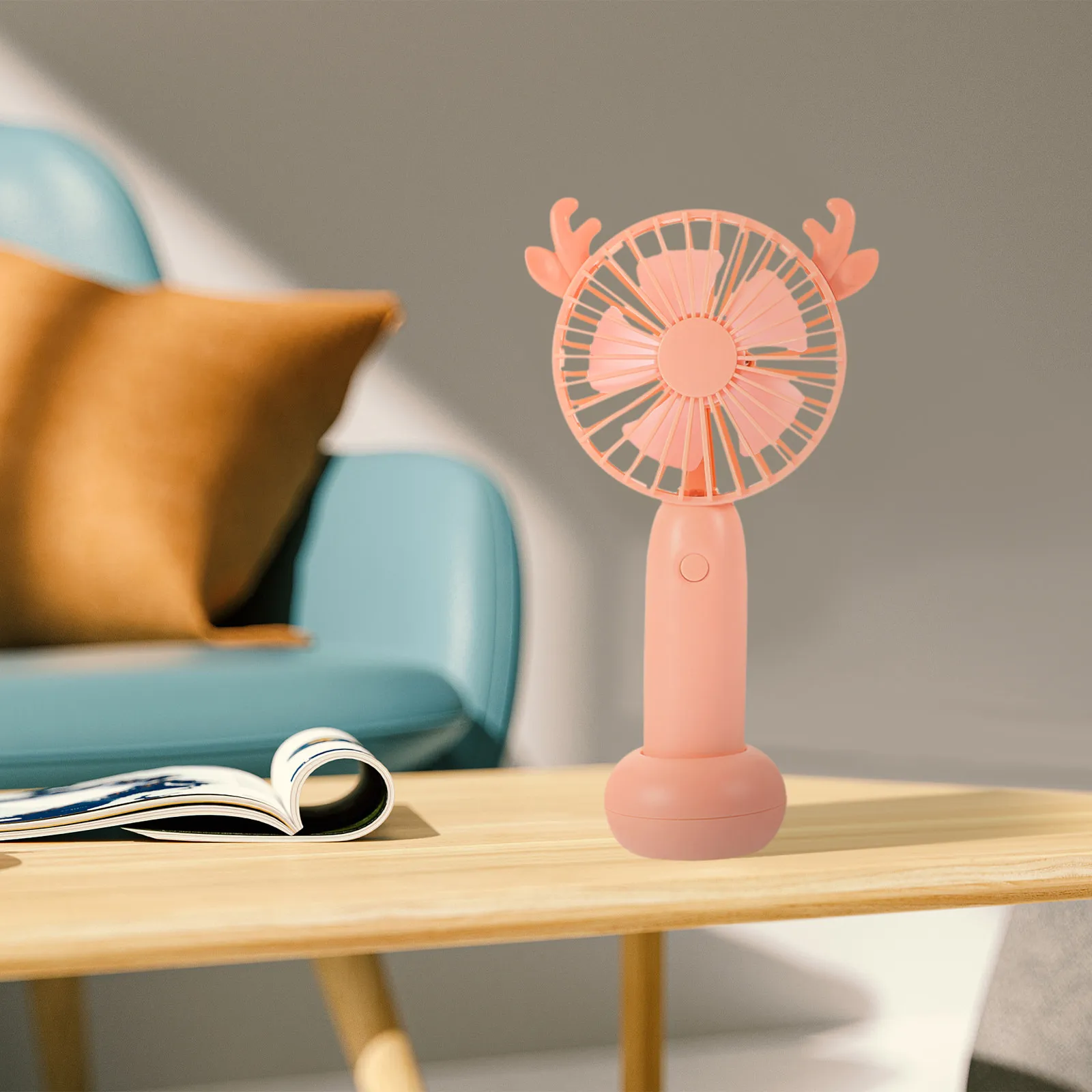 

Mini Handheld Portable Small Foldable Cooling Fan USB Charging Lightweight Personal Fan Mute for Indoor Outdoor Travel