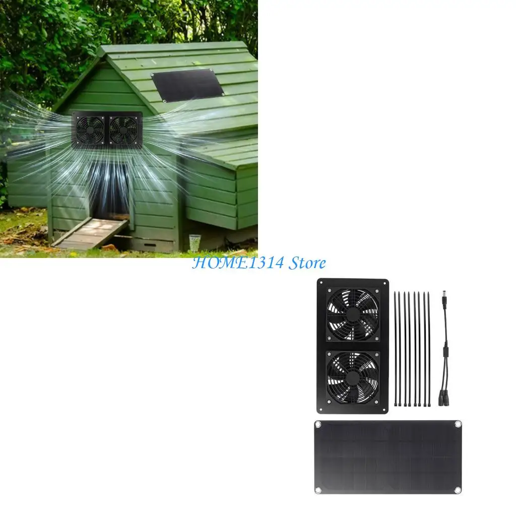 

M6CE Вентилятор на солнечной энергии Вытяжной вентилятор на солнечной энергии Вентилятор навеса на солнечной энергии для теплицы