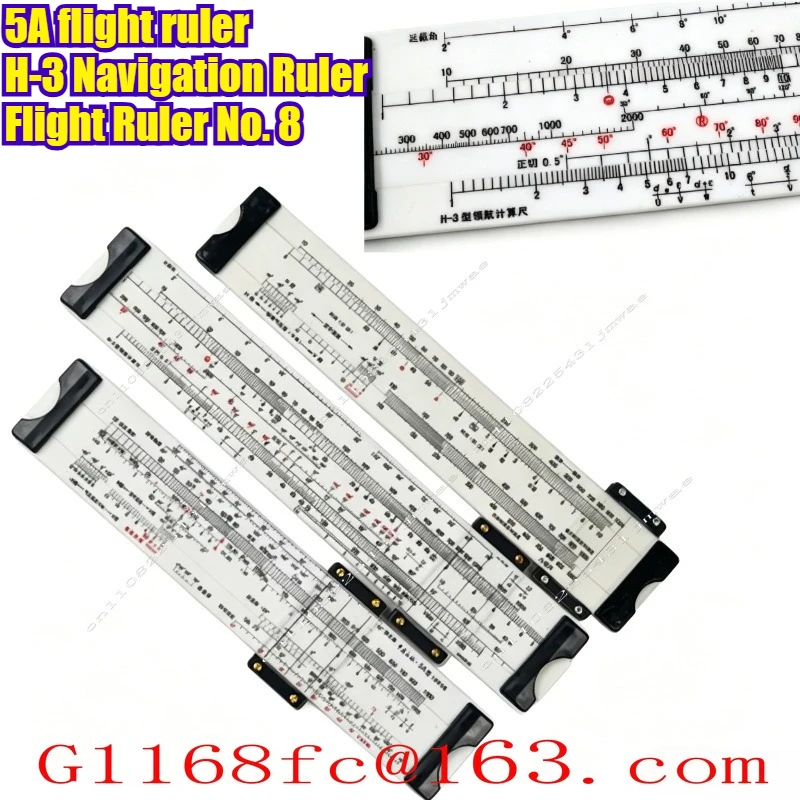 H-3 Navigation Calculation Ruler No. 8 Multi Power H-8 5A Navigation Ruler Vector Ruler Manual