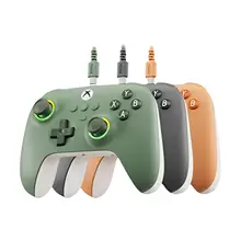 Controlador de juegos con cable 8BitDo Ultimate C para Xbox, anillo de fuego con iluminación RGB y joysticks con efecto Hall, Windows 10