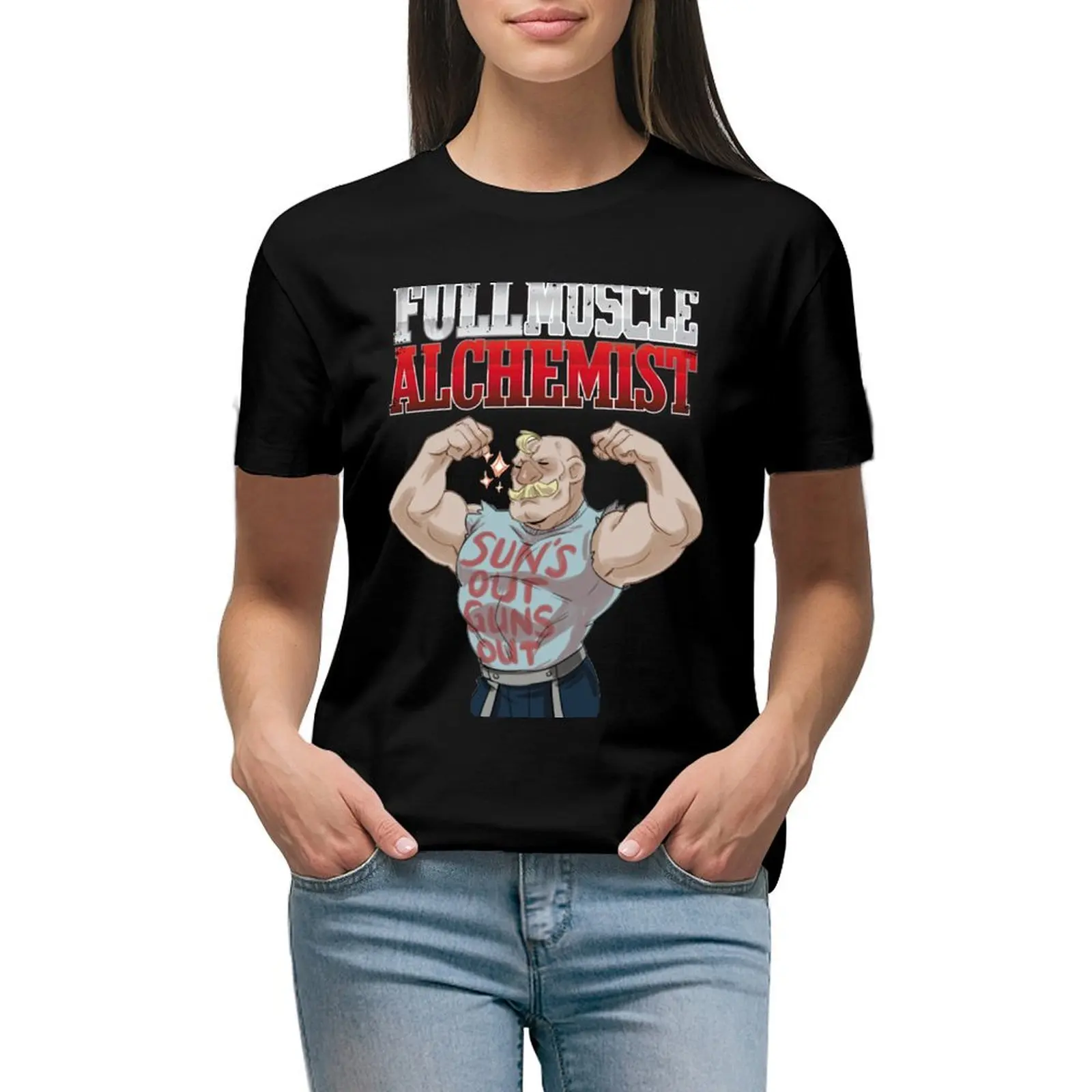 

Full Muscle Alchemist T-Shirt Female clothing blacks shirts graphic tees cute t-shirts for Women