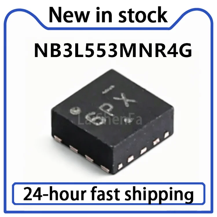 2PCS New NB3L553MNR4G NB3L553 Silk Screen 6P* DFN8 Clock Buffer Chip in Stock