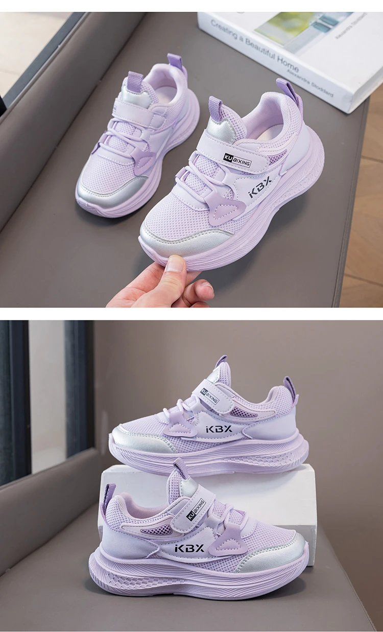 Unisex Kinder Plateau-Sneaker in Weiß 2026 Neue Herbst Kleinkind Barfuß-Sneaker Weiche Sohle Komfortabel Vielseitig Schicke Schulschuhe – Detail 6