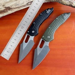 Micro M390 Steel Tech Folding Knife G10 Handle Outdoor Survival Hunting Tactical Knife Multifunction Folding Pocket Knives